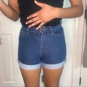Dark blue shorts